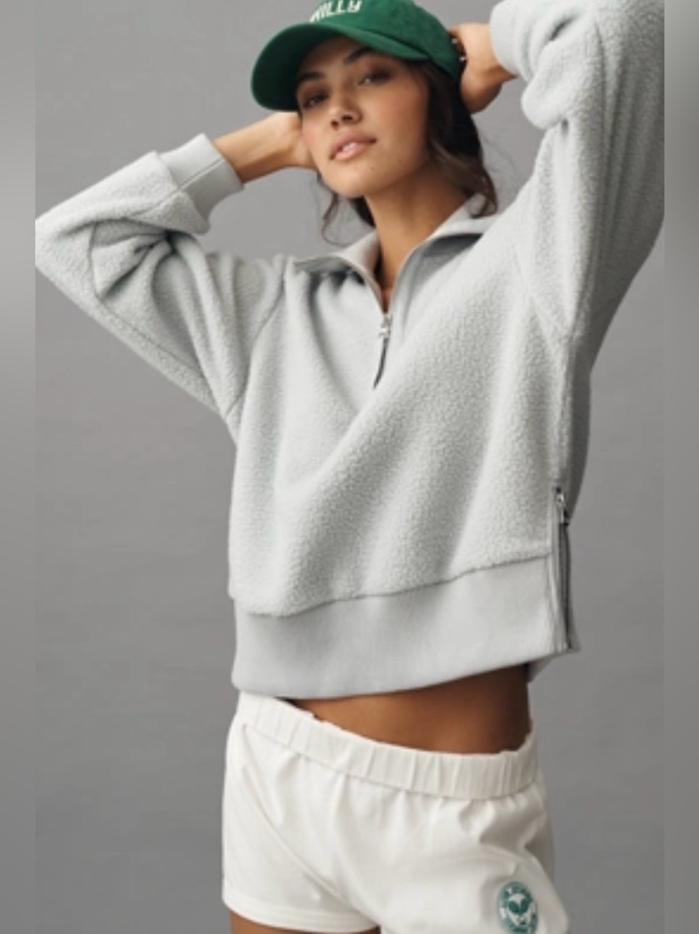 Varley roselle half zip fleece pullover